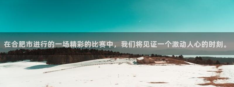 在合肥市进行的一场精彩的比赛中，我们将见证一个激动人心的时刻